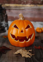 9-Inch Light Up Jack O' Lantern Decoration - US 6941