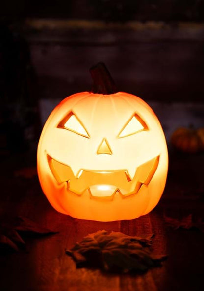 9-Inch Light Up Jack O' Lantern Decoration - US 6941