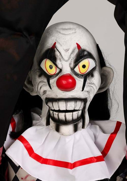 12FT 3-Stacked Acrobatic Animatronic Clowns Halloween Decoration - Brick Thunder - US 4909