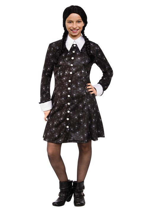 Girls Addams Family Wednesday Costume - US 3901
