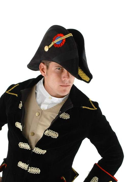 Admiral Black Bicorn Hat - US 2344