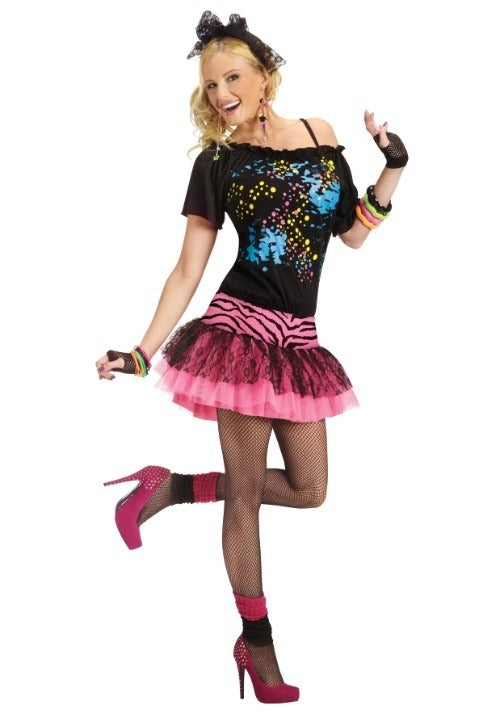 80s Pop Party Costume for Women - US 6673