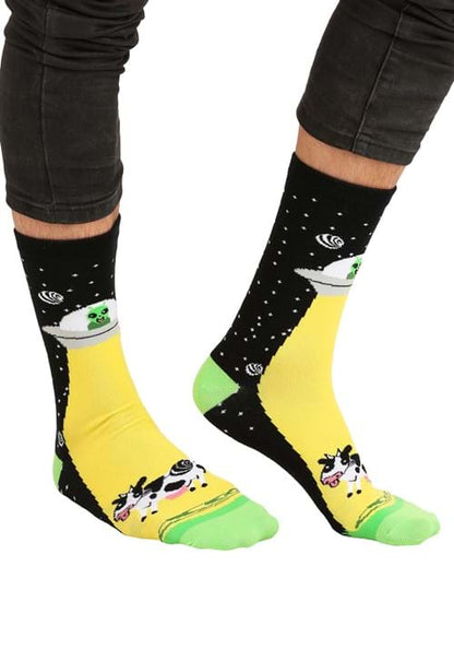 Alien Abduction Socks for Adults - US 2114