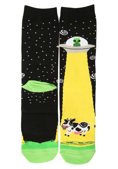 Alien Abduction Socks for Adults - US 2114