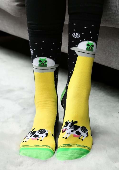 Alien Abduction Socks for Adults - US 2114