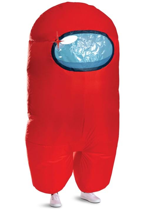 Adult Inflatable Among Us Red Impostor Costume - US 7037