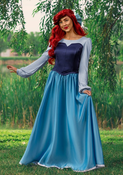 Disney's The Little Mermaid Ariel Blue Costume Dress for Women - US 4847