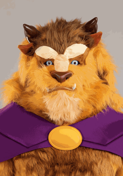 Men's Authentic Caped Disney Beast Costume - US 7357