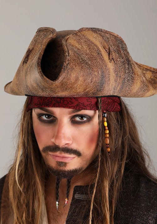 Captain Jack Sparrow Costume for Men from Disney's Pirates of the Caribbean - US 0922