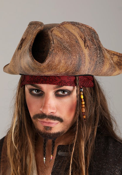 Captain Jack Sparrow Costume for Men from Disney's Pirates of the Caribbean - US 0922