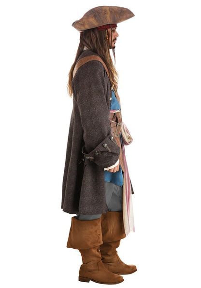 Captain Jack Sparrow Costume for Men from Disney's Pirates of the Caribbean - US 0922
