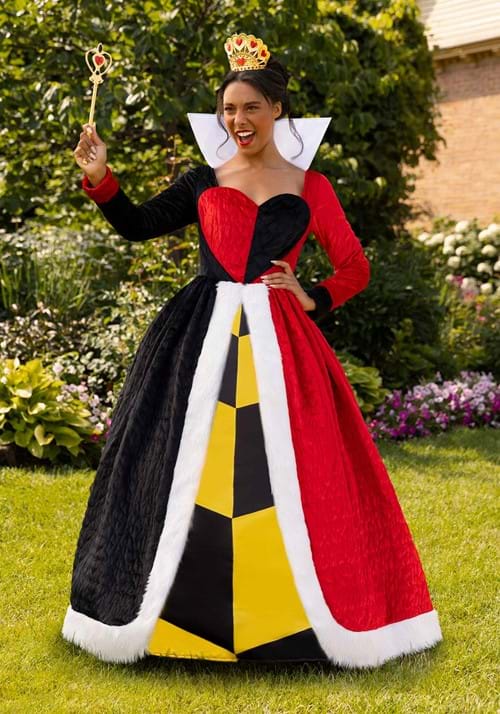 Women's Authentic Disney Alice in Wonderland Queen of Hearts Costume - US 2796