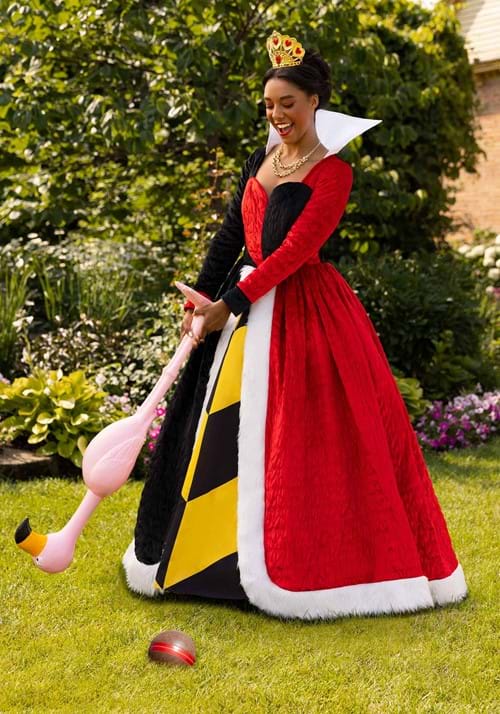 Women's Authentic Disney Alice in Wonderland Queen of Hearts Costume - US 2796