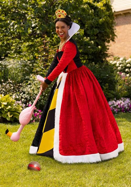 Women's Authentic Disney Alice in Wonderland Queen of Hearts Costume - US 2796