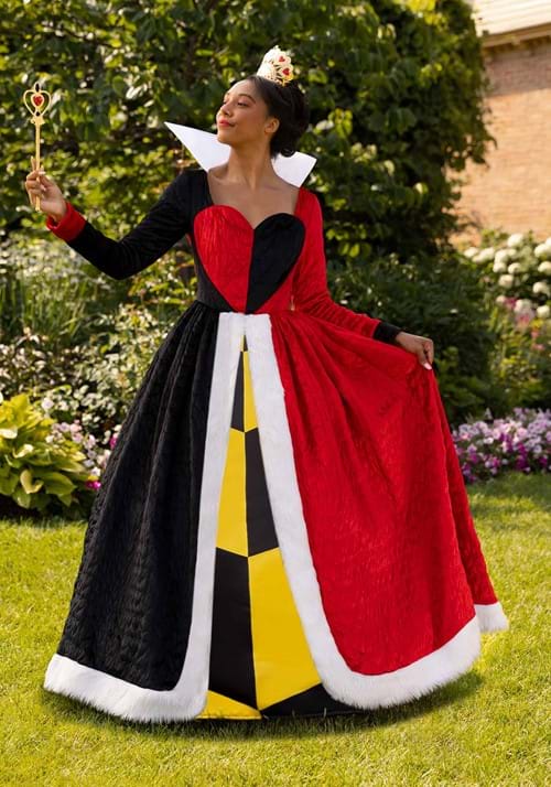 Women's Authentic Disney Alice in Wonderland Queen of Hearts Costume - US 2796