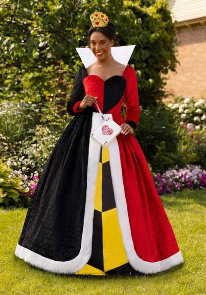 Women's Authentic Disney Alice in Wonderland Queen of Hearts Costume - US 2796