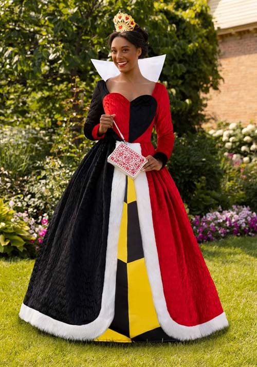 Women's Authentic Disney Alice in Wonderland Queen of Hearts Costume - US 2796