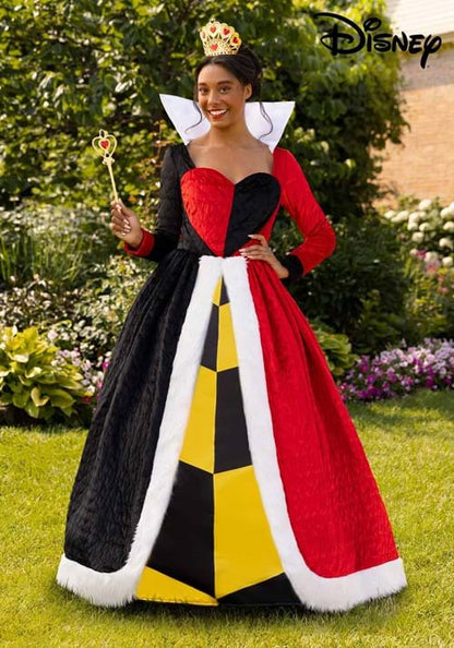 Women's Authentic Disney Alice in Wonderland Queen of Hearts Costume - US 2796