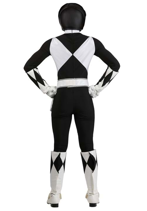 Men's Authentic Power Rangers Black Ranger Costume - US 6795