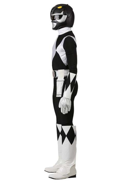 Men's Authentic Power Rangers Black Ranger Costume - US 6795