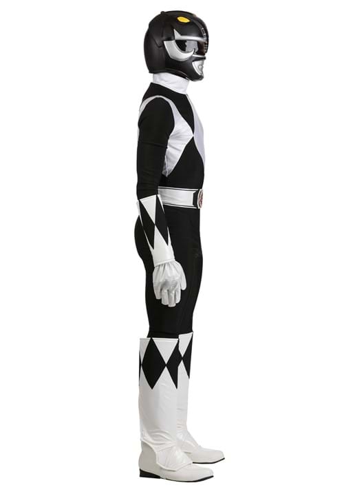 Men's Authentic Power Rangers Black Ranger Costume - US 6795