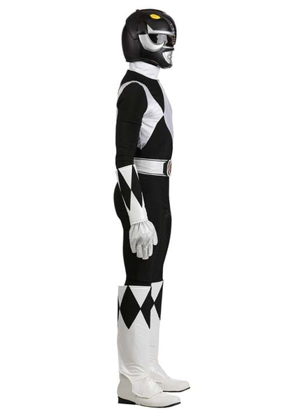 Men's Authentic Power Rangers Black Ranger Costume - US 6795