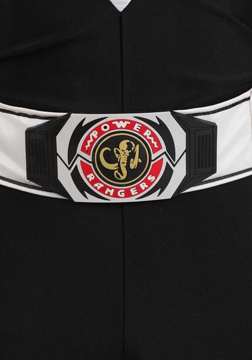 Men's Authentic Power Rangers Black Ranger Costume - US 6795