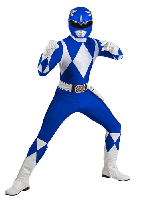 Authentic Power Rangers Blue Ranger Men's Costume - US 6482