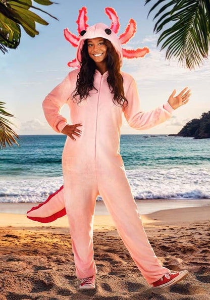 Axolotl Costume Onesie for Adults - US 4552