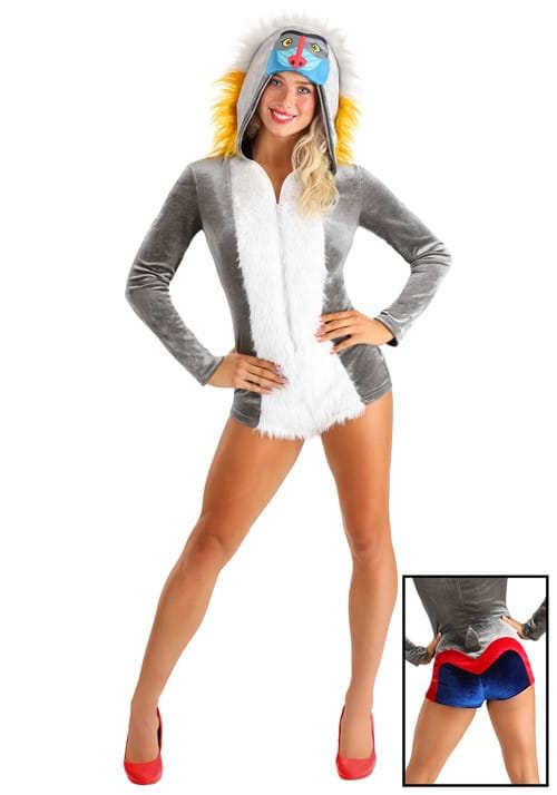 Baboon Costume Romper for Women - US 8498