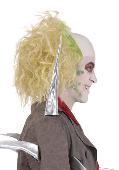 Men's Bald Front Beetlejuice Costume Wig - US 8508