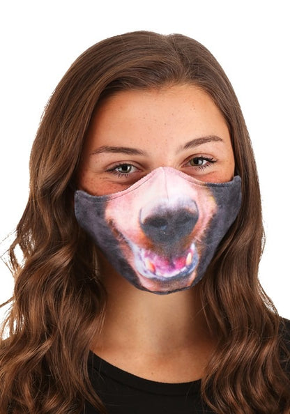 Adult's Bear Sublimated Face Mask - US 8987