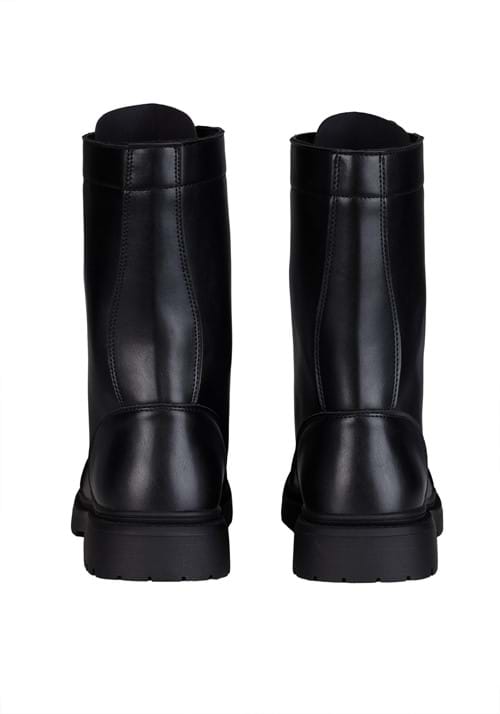 Adult Black Costume Combat Boots - US 3548