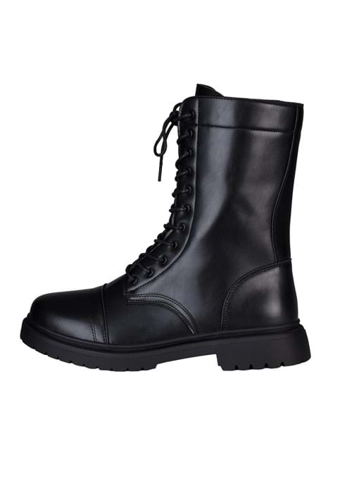 Adult Black Costume Combat Boots - US 3548