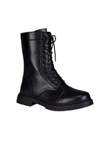 Adult Black Costume Combat Boots - US 3548