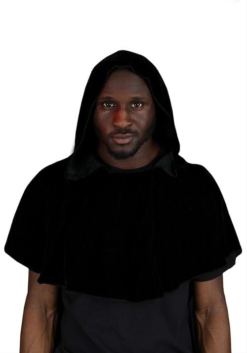 Black Cowl Hood for Adults - US 5627