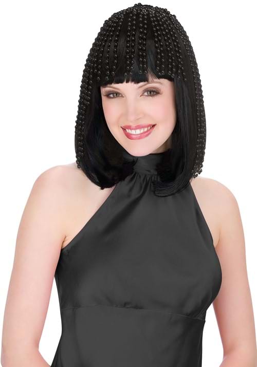Women's Black Pearl Costume Wig - US 6794