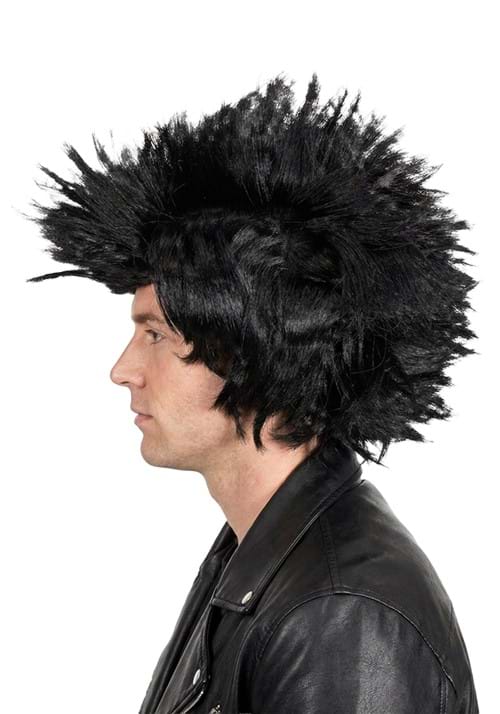 Adult Black Punk Costume Wig - US 1812