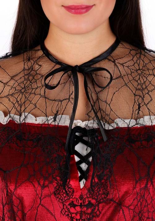 Adult Black Sheer Cobweb Costume Cape - US 9365