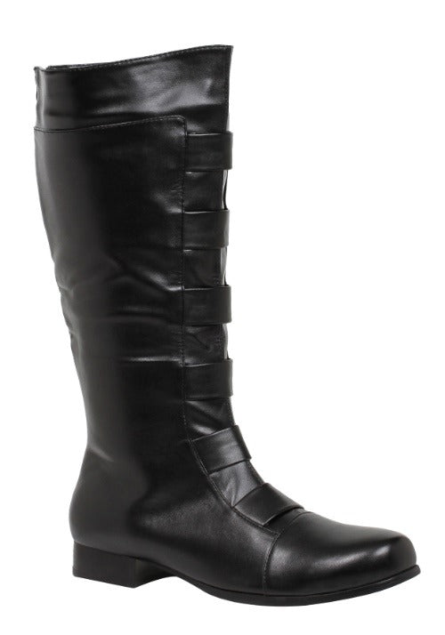 Adult Black Superhero Boots - US 2225