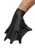 Black Webbed Gloves for Adults - US 3526