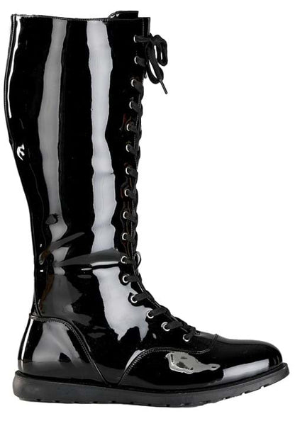 Black Wrestling Costume Adult Boots - US 0478
