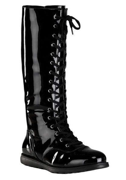 Black Wrestling Costume Adult Boots - US 0478