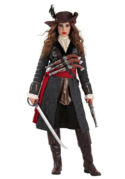 Adult Blackbeard Pirate Costume - US 9488