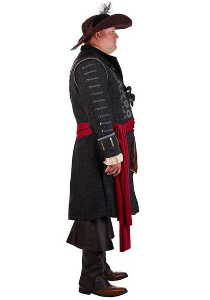 Plus Size Blackbeard Pirate Costume for Adults - US 6154