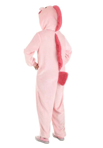 Adult Pink Blob Fish Onesie Costume - US 1077