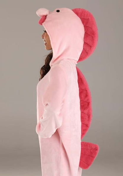 Adult Pink Blob Fish Onesie Costume - US 1077