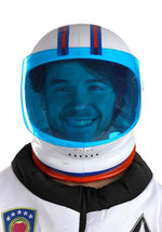 Blue Astronaut Costume Accessory Helmet for Adults - US 2941