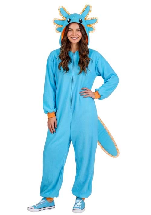 Adult Blue Axolotl Costume - US 0227