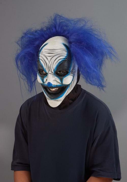 Adult Blue Carousel Clown Costume Mask - US 0249